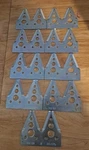 John Deere H153329 Draper Platform Cutting System Section (qty 9) Fits 615F 616 New. Price: $33.00.