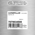 7079834580 Seal Kit, Lift Fits Caterpillar (new Aftermarket). Price: $168.64.
