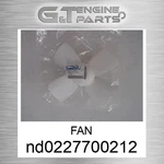 ND022770-0212 Fan Fits Komatsu (surplus Open Box) New. Price: $81.02.