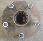 Alamo Part# 00752752- Wheel Hub W/cups, Studs, Nuts, And Zerk Fittings A10IV New. Price: $79.99.