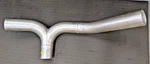 14P-15353A Heavy Duty Peterbilt Style 5" Y-pipe Exhaust 14-15353-0150 Aluminized New. Price: $299.00.
