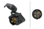 Hella Power Socket Black 83982634 8JB001944-011 New. Price: $9.67.