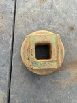 Used John Deere KK3745B Disc Harrow 1/4" Sq Gang Bolt End Washer. Price: $24.99.