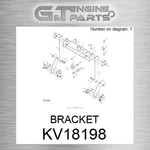 KV18198 Bracket Fits John Deere (surplus Open Box) New. Price: $323.63.