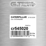 CR545020 Grsr 1B D5H&D6M Fits Caterpillar (new Aftermarket). Price: $140.76.
