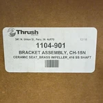 Thrush 1104-901 Bracket Assembly CH-15N Ceramic Seat Brass Impeller 416 Shaft New. Price: $130.00.