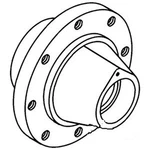 Hub R63556 Fits John Deere 4840 4850 4955 4960 500C 5020 510B 510C 510D 515B New. Price: $190.52.