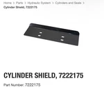 Bobcat Shields (2) Oem #7222175 New. Price: $220.00.