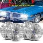 4PCS 5.75" Round Glass Headlight Housing Hi/low Beam Fit H4 Led Hid Halogen Bulb New. Price: $89.99.