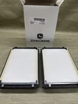 (X2) John Deere L214634 Filter, Air (cabin - Recirculation) (qty New. Price: $45.00.