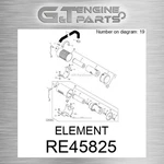 RE45825 Element Fits John Deere (surplus Open Box) New. Price: $36.11.