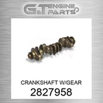 2827958 Crankshaft W/gear Fits Caterpillar (new Aftermarket). Price: $3084.11.