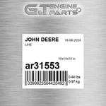 AR31553 Line Fits John Deere (surplus Open Box) New. Price: $106.01.