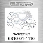 6810-01-1110 Gasket Kit Fits Komatsu (new Aftermarket). Price: $194.74.
