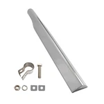 Chrome Quarter Fender Tube Bracket Triangle For Semi Truck New. Price: $105.95.