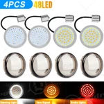 1157 Led Turn Signal Lights Smoke Lens For Harley Touring Sportster Softail Dyna New. Price: $17.98.