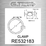 RE532183 Clamp Fits John Deere (surplus Open Box) New. Price: $68.14.