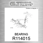 R114015 Bearing Fits John Deere (surplus Open Box) New. Price: $37.25.