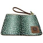 John Deere Womens Green Fawn Spot Print Wristlet Clutch Bag New. Price: $47.49.