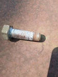 John Deere Oem Used 19H2431 Hexagonal Head Bolt. Price: $10.95.