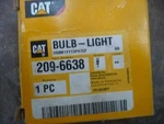 209-6638 Bulb Light Mining Original Genuine Caterpillar New. Price: $45.00.