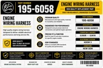 Caterpillar 195-6058 Engine Wiring Harness Oem G3608 G3616 Adem. Price: $1650.00.