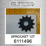 6111496 Sprocket 12T Fits Case New Holland (surplus Open Box). Price: $159.96.