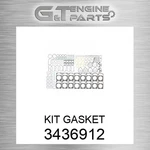 3436912 Kit Gasket Fits Caterpillar (new Aftermarket). Price: $1313.11.