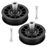 2-PACK 179114 Flat Idler Pulley Replacement For Hus Qvarna, Raftsman, Pou Lan New. Price: $48.40.