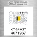 4671967 Kit Gasket Fits Caterpillar (new Aftermarket). Price: $138.37.