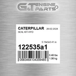 122535A1 Seal Kit-hyd Fits Caterpillar (new Aftermarket). Price: $47.58.
