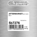 5B7276 Belt (new Aftermarket). Price: $54.00.
