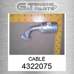 4322075 Cable Fits John Deere (surplus Open Box) New. Price: $1001.83.
