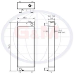 Radiator For Develon Tracked Excavator 44021100806 12044 New. Price: $3316.10.