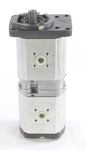 New Genuine Oem 01923945 Manitowoc Crane Hydraulic Gear Pump Double Bosch # 0-5. Price: $1500.00.
