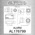 AL176799 Alarm Fits John Deere (surplus Open Box) New. Price: $471.28.