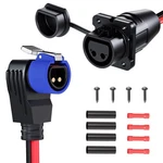 60A Trolling Motor Plug And Receptacle For Minn Kota, 8 Awg Wire Pin 12V/24... New. Price: $41.55.