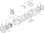 Crankshaft Wear Ring X000D Caterpillar C9 C10 C12 C13 New. Price: $46.92.