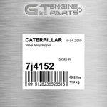7J4152 Valve Assy Ripper Fits Caterpillar (new Aftermarket). Price: $4978.36.