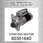 60351640 Starting Motor Fits Varios (new Aftermarket). Price: $670.75.