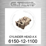6150-12-1100 Cylinder Head Fits Komatsu (surplus Open Box) New. Price: $743.28.
