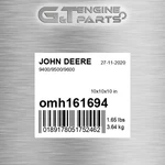 OMH161694 9400/9500/9600 Fits John Deere (surplus Open Box) New. Price: $90.02.