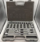 John Deere 25 Piece 1/2-IN. Drive Sae Socket Set PT20989 Blow Molded Case New. Price: $134.99.