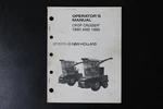 Sperry New Holland Crop Cruiser 1890 1895 Operator's Manual Heavy Equipment Book Good. Price: $29.99.