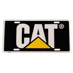 Caterpillar Logo Heavy Equipment 3D Embossed Metal License Plate New. Price: $15.99.