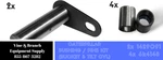 Cat Bucket Pin & Bushing (lower Tilt) KIT289C / 279C2 289D3 259D3 279D3 New. Price: $229.00.
