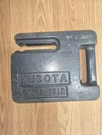 Kubota 25 Lb Suitcase Weight G8103 (new). Price: $108.00.