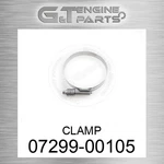 07299-00105 Clamp Fits Komatsu (new Aftermarket). Price: $43.82.
