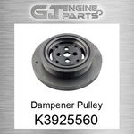K3925560 (3907615 3911330) Dampener Pulley Reliance Power (new Aftermarket). Price: $201.50.