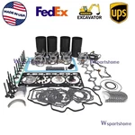 V3307 Overhaul Rebuild Kit For Kubota Engine Skid Steer S630 S650 T630 T650 New. Price: $569.05.